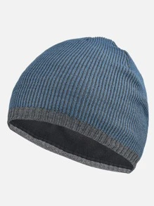1pc Contrast Trim Sports Hat - Blue - View 1
