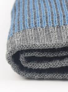 1pc Contrast Trim Sports Hat - Blue - View 6