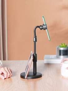 1pc Flexible Lift Phone Holder - Black - View 1