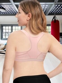 WINGSLOVE Plus 透气防震耐磨文胸 - 淺粉色 - 查看 4