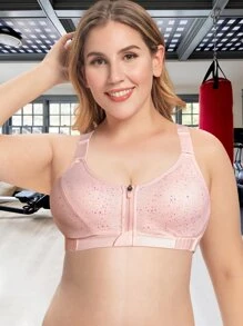 WINGSLOVE Plus 透气防震耐磨文胸 - 淺粉色 - 查看 5