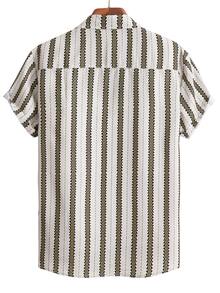 Manfinity Men Geo Print Shirt - Multicolor - View 2