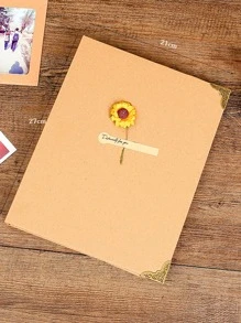 1 album ảnh đồ họa khẩu hiệu - Màu vàng - Xem 7