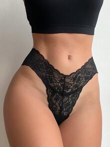 花卉蕾絲內褲