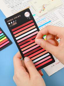 1pc Mixed Color Index Sticky Note - Orange - View 2