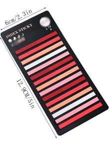 1pc Mixed Color Index Sticky Note - Orange - View 3