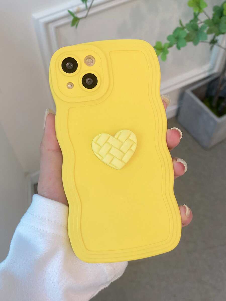 2合1大波浪髮型造型工具 - 黃色 - 查看 1