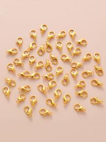 50入組小龍蝦扣DIY首飾配件 - 金黃色 - 查看 1