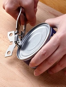 1 dụng cụ mở đồ hộp bằng thép không gỉ - Nhiều màu - Xem 4