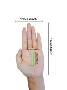 1set Glow-In-The-Dark Wall Clock Easter - Green - View 8