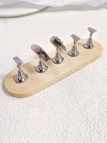 Magnetic Strip Nail Bracket 5pcs Wooden Elliptical Exercise Base Bracket Is Suitable For Women And Girls - Multicolor - View 1