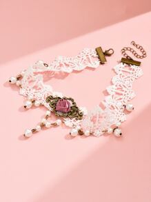 Hoa & Đồ trang trí Ngọc Trai giả Vòng đeo cổ - Nhiều màu - Xem 2