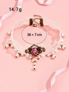 Hoa & Đồ trang trí Ngọc Trai giả Vòng đeo cổ - Nhiều màu - Xem 4