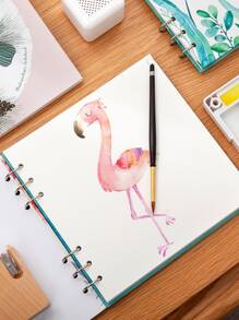 1入組隨機圖案水彩書 - 彩色 - 查看 3