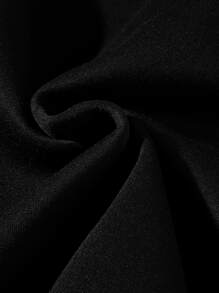 Manfinity Men Street View And Letter Graphic Sweatshirt - Black - View 3