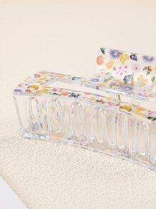 花卉圖案髮爪 - 彩色 - 查看 4