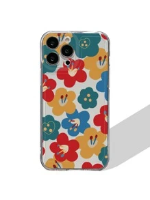Floral Pattern Phone Case - Multicolor - View 1