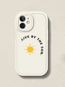 适用于 14的太阳图案手机壳，兼容小米手机，国际版，非国内版 - 彩色 - 查看 1