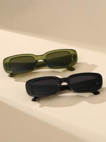 2副方框太陽鏡 - 彩色 - 查看 1