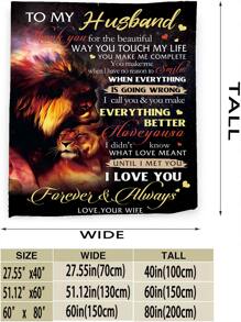 1 chiếc chăn hình sư tử & khẩu hiệu - Nhiều màu - Xem 3