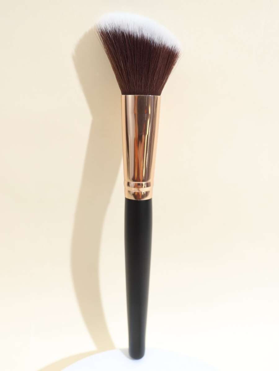 1支粉底腮红刷，多功能化妆工具，粉底刷，遮瑕刷，腮红刷，修容刷，腮红刷，古铜粉刷，散粉刷，粉底刷，腮红刷 - 黑色 - 查看 1