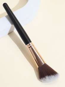 1支粉底腮红刷，多功能化妆工具，粉底刷，遮瑕刷，腮红刷，修容刷，腮红刷，古铜粉刷，散粉刷，粉底刷，腮红刷 - 黑色 - 查看 3