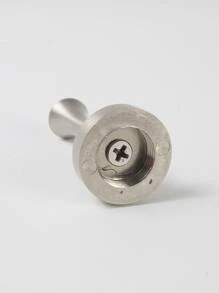 1pc Wall Mounted Wall Hook - Silver - View 2