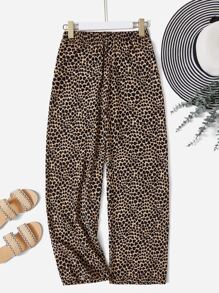 Allover Heart Print Sleep Trousers - Multicolor - View 1