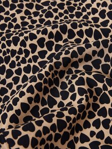 Allover Heart Print Sleep Trousers - Multicolor - View 3