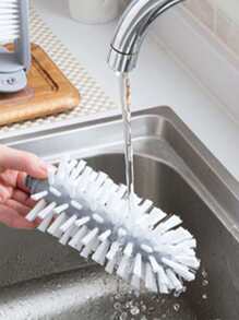 1pc Detachable Cup Cleaning Brush - Grey - View 4