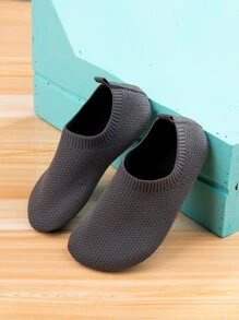 男孩針織細節瑜伽鞋