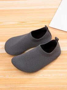 男孩針織細節瑜伽鞋