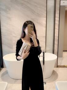 Moonlit EveBag Fashionable Shiny Evening Clutch Bag For Parties - Champagne - View 4