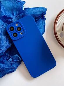 Ốp điện thoại có dây đeo silicon tương thích với iPhone 15 Pro Max Xiaomi Samsung - Màu xanh lam - Xem 2