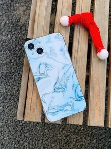 Marble Pattern Phone Case - Multicolor - View 4