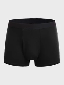 Extended Sizes Men 5pcs Tape-waist Boxer Brief - Multicolor - View 8