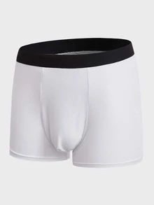 Extended Sizes Men 5pcs Tape-waist Boxer Brief - Multicolor - View 11