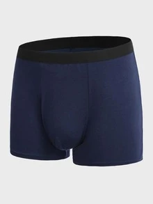 Extended Sizes Men 5pcs Tape-waist Boxer Brief - Multicolor - View 16