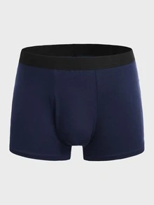 Extended Sizes Men 5pcs Tape-waist Boxer Brief - Multicolor - View 18