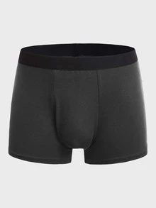 Extended Sizes Men 5pcs Tape-waist Boxer Brief - Multicolor - View 20