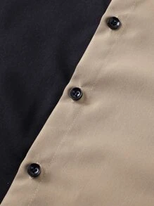 Boys Colourblock Hooded Shirt & Shorts Without Tee - Multicolor - View 3