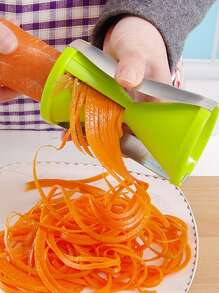 1 pieza Rayador de verdura de plástico - Verde - Ver 1