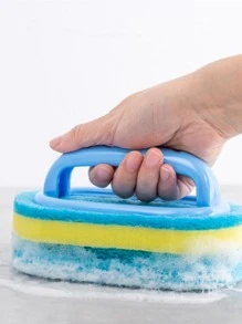 1pc Multifunction Cleaning Brush - Blue - View 3