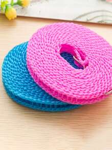 2pcs Clothesline Drying Quilt Balcony Windproof Anti-slip Clothesline Free Punching Indoor And Outdoor Hanging Clothes Rope - Multicolor - View 1