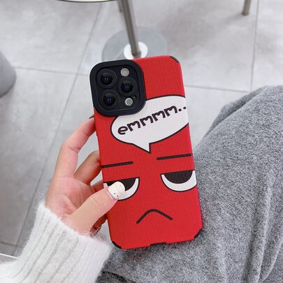 Cartoon Expression Pattern Phone Case