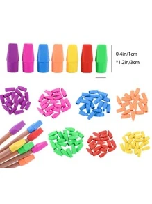 50入組混色筆帽子 - 彩色 - 查看 6