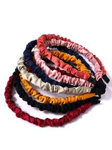 7 piezas Diadema con diseño fruncido - Multicolor - Ver 2