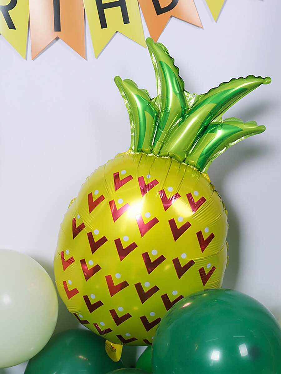 1入組鳳梨形狀小氣球 - 彩色 - 查看 1