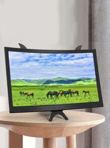 Mobile Phone Screen Amplifier Mobile Phone Extension Mirror Mobile Phone Holder - Black - View 3