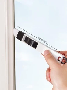 1pc Multifunction Cleaning Brush - Black and White - View 2